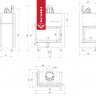 Топка Kratki PRO MBO/L/BS/SG угловое гнутое стекло слева Топка Kratki PRO MBO/L/BS/SG угловое гнутое стекло слева