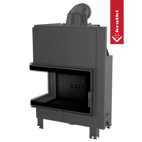 Топка Kratki PRO MBO/L/BS/SG угловое гнутое стекло слева