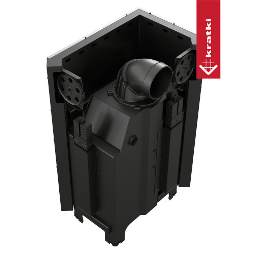 Топка Kratki PRO MBM/L/BS/G угловое стекло слева, гильотина