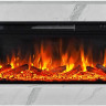 Каминокомплект Line 42 SFT White Marble (Разборный) - Белый мрамор с очагом Vision 42 LOG LED