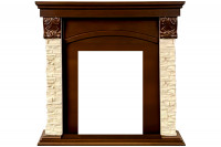 Портал Royal Flame Dublin STD SFT (Разборный) - Темный дуб / Сланец