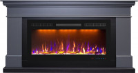 Каминокомплект California - Серый графит (Высота 850 мм) с очагом Crystal 36 RF