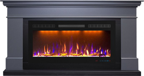 Каминокомплект California - Серый графит (Высота 850 мм) с очагом Crystal 36 RF