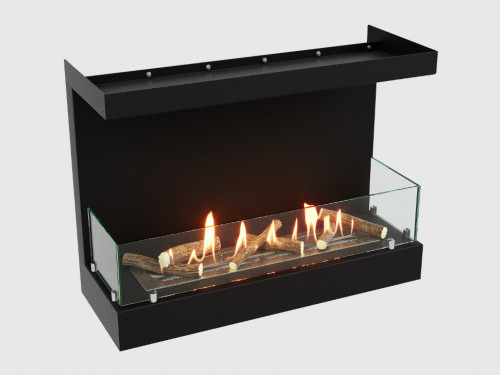 Встроенный биокамин Lux Fire Фронтальный 640 S
