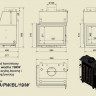 Zuzia_PW_BL_19_W_Z_chertej2.jpg Топка с водяным контуром ZUZIA/PW/BL/19/W, стекло слева, змеевик