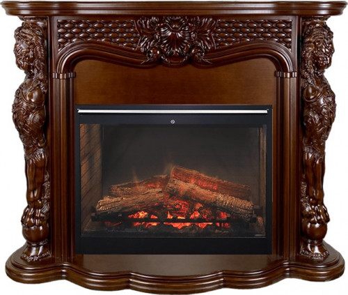 Каминокомплект Castle - Темный дуб с очагом Symphony 30'' DF3020-INT