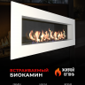 Биокамин Elliot 1800 белый со стемалитом (ZeFire) Биокамин Elliot 1800 белый со стемалитом (ZeFire)