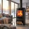 Печь Kratki PRO BJORN GRAFITE SATIN с верхней плитой Печь Kratki PRO BJORN GRAFITE SATIN с верхней плитой
