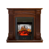 Каминокомплект Bradford - Орех с очагом Majestic FX M Black RC