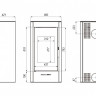 Печь DEFRO HOME ORTI, 9 кВт, красная сталь