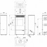 Печь DEFRO HOME VIVA 6кВт, черная сталь Печь DEFRO HOME VIVA 6кВт, черная сталь