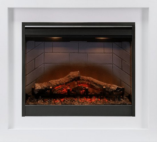 Каминокомплект Bronx - Белый с очагом Symphony 26'' DF2608-INT