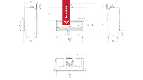 Топка Kratki PRO MB100/G