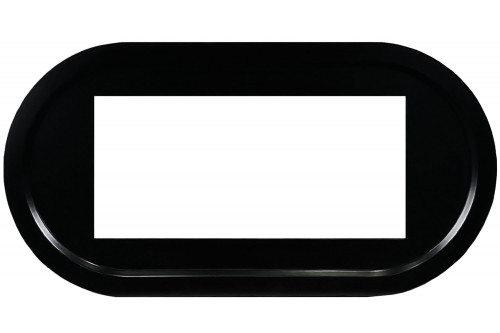 Каминокомплект Ellipse - Черный (ширина 1450 мм) с очагом Vision 42 LED