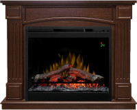 Каминокомплект Boston - Темный дуб с очагом Symphony 26'' DF2624L-INT