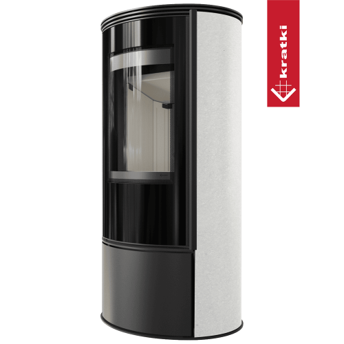 Печь Kratki PRO ERIK WHITE SATIN
