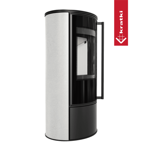 Печь Kratki PRO ERIK WHITE SATIN