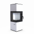 Печь DEFRO HOME QUADROOM, 9,6 кВт, белая сталь Печь DEFRO HOME QUADROOM, 9,6 кВт, белая сталь