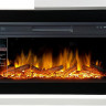 Каминокомплект Basel R - Белый с черным с очагом Vision 42 LOG LED