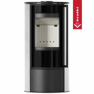 Печь Kratki PRO ERIK WHITE NATURAL