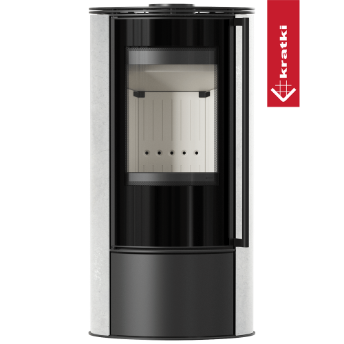 Печь Kratki PRO ERIK WHITE NATURAL