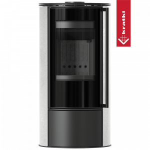 Печь Kratki PRO ERIK WHITE NATURAL
