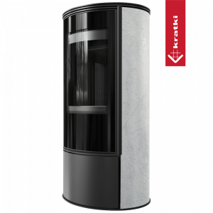 Печь Kratki PRO ERIK WHITE NATURAL