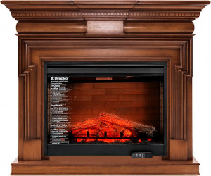 Каминокомплект Torino - Орех с очагом Symphony 30'' DF3020-EU