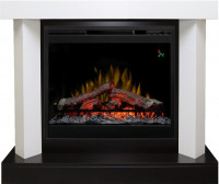 Каминокомплект Vancouver - Фактурный белый с очагом Symphony 26'' DF2624L-INT