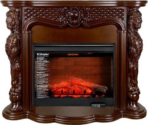 Каминокомплект Castle - Темный дуб с очагом Symphony 30'' DF3020-EU