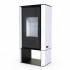 Печь DEFRO HOME SOLUM LOG, 9кВт, белая сталь