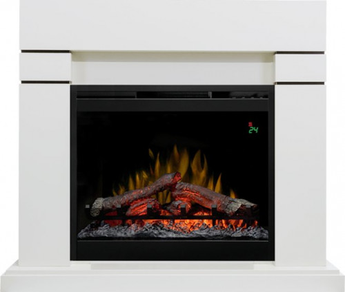 Каминокомплект Lindos - Алебастр (Высота 985мм) с очагом Symphony 26'' DF2624L-INT