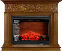 Каминокомплект Palace - Орех с очагом Symphony 30'' DF3020-EU