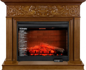 Каминокомплект Palace - Орех с очагом Symphony 30'' DF3020-EU
