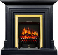 Каминокомплект Bradford - Серый графит с очагом Fobos FX Brass
