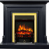 Каминокомплект Bradford - Серый графит с очагом Fobos FX Brass