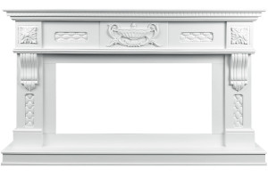 Портал Dimplex Corsica - Матовый белый (Ширина 1100)