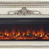 Каминокомплект Windsor 60 - Слоновая кость с темной патиной с очагом Vision 60 LOG LED_ Каминокомплект Windsor 60 - Слоновая кость с темной патиной с очагом Vision 60 LOG LED_
