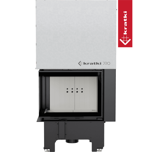 Топка Kratki PRO VNL/610/430 угловое стекло слева, гильотина