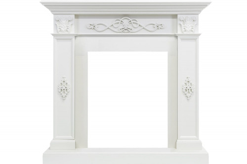Каминокомплект Derby - Белый дуб с очагом Fobos FX Black