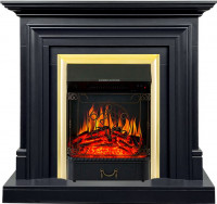 Каминокомплект Bradford - Серый графит с очагом Majestic FX Brass