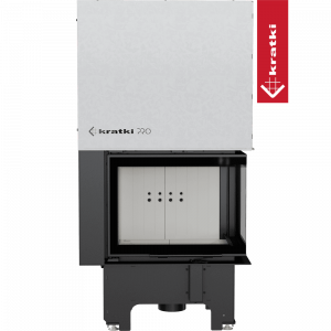 Топка Kratki PRO VNP/610/430 угловое стекло справа, гильотина