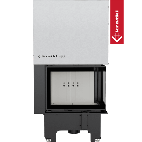 Топка Kratki PRO VNP/610/430 угловое стекло справа, гильотина
