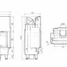 Топка DEFRO HOME INTRA SM G, 10 кВт, 611/552мм, гильотина Топка DEFRO HOME INTRA SM G, 10 кВт, 611/552мм, гильотина