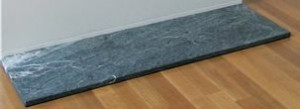 Притопочная панель (London/Jersey), мрамор анрацит