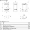 Камин-печь ABX Atrium 9 Камин-печь ABX Atrium 9
