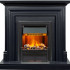Каминокомплект Bradford - Серый графит с очагом Brookline Black Каминокомплект Bradford - Серый графит с очагом Brookline Black