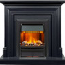 Каминокомплект Bradford - Серый графит с очагом Brookline Black Каминокомплект Bradford - Серый графит с очагом Brookline Black