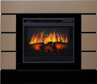 Каминокомплект Lindos - Beige Grey с очагом Vision 23 EF LED 3D FX