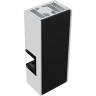 Каминокомплект SIMPLE Box белый с топкой BS, правый угол Каминокомплект SIMPLE Box белый с топкой BS, правый угол